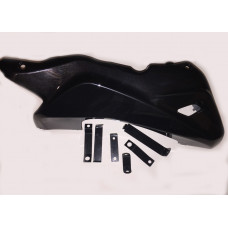 Щиток облицовочный нижний чёрный, пластик, в комплекте с набором кронштейнов (5301000-201-0100)