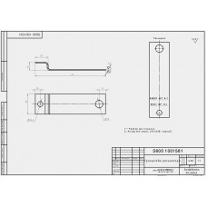 Кронштейн резонатора S600 1001561