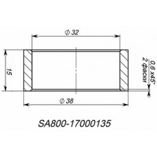 Втулка КПП 32х38х15мм (SA800-17000135)