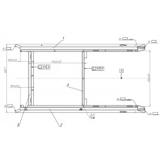 Опора седел  (для снегохода ST) S800 6800010-02 (S800 6800010-02)