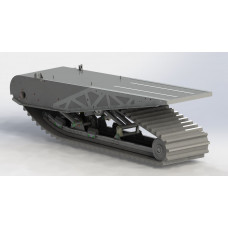 Задняя часть снегохода Капитан S150L (LU098688)