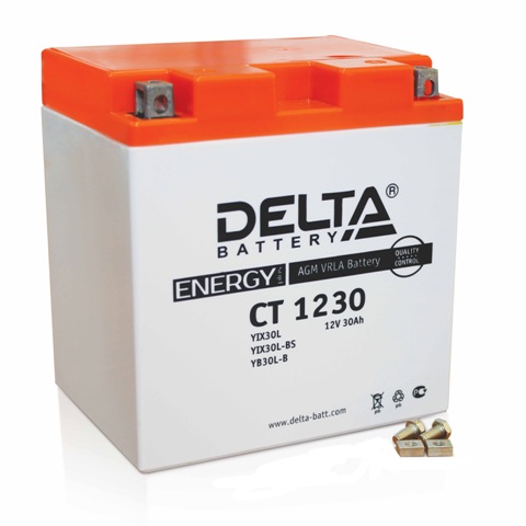 Аккумуляторная батарея Delta 12V, 30А/ч