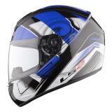 Шлем интеграл FF351 ACTION GLOSS WHITE BLUE