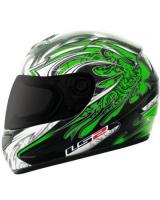 Шлем интеграл FF351 CAOS GLOSS BLACK GREEN