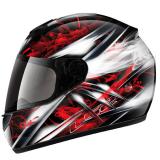 Шлем интеграл FF351 WOLF GLOSS BLACK-RED