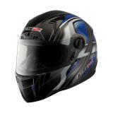 Шлем интеграл FF396 FT2 SPLIT GLOSS BLACK-BLUE