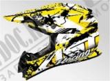 Шлем MX600 white yellow black (белый/желтый/черный) L